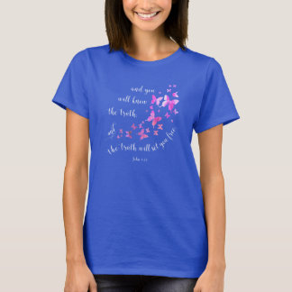 Butterfly Bible Verse Christian T-shirt