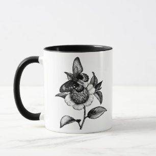 Butterfly Birds nature Illustration Art Mug