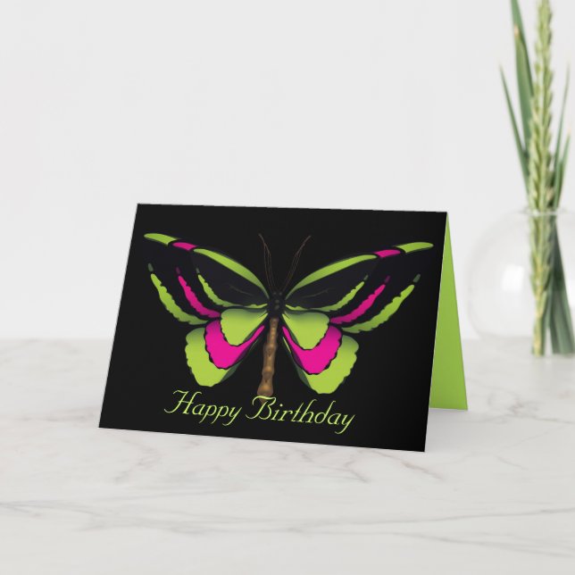 Butterfly Birthday Card (Front)
