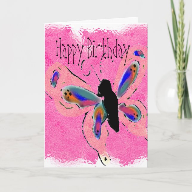 Butterfly Birthday Card (Front)