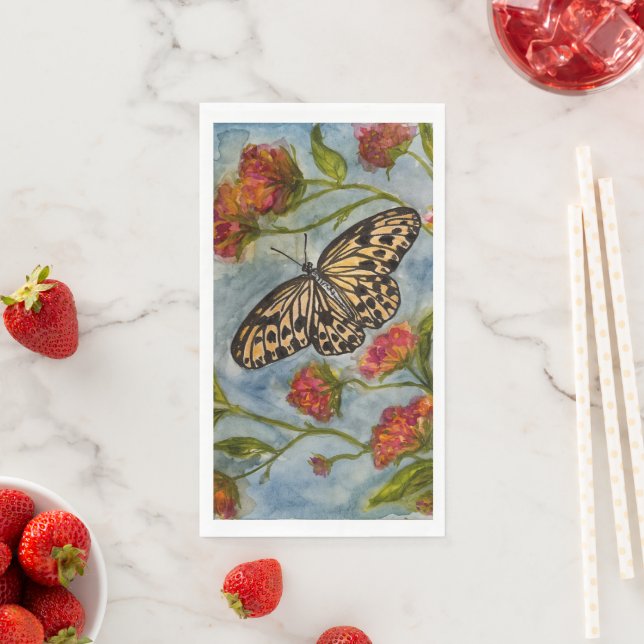 Butterfly Birthday Guest Napkins (Insitu)