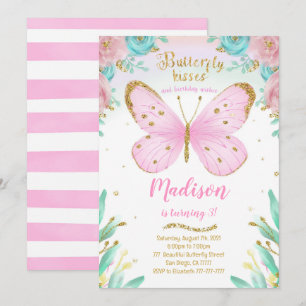 Butterfly Birthday Invitation