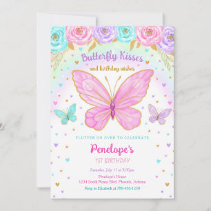 Butterfly Birthday Invitation
