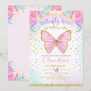 Butterfly Birthday Invitation Butterfly Party