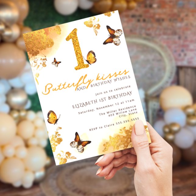 Butterfly Birthday Party Invitation (Creator Uploaded)