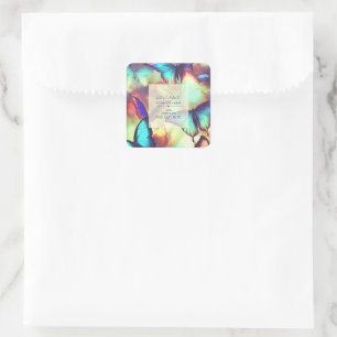 Butterfly Birthday Stickers