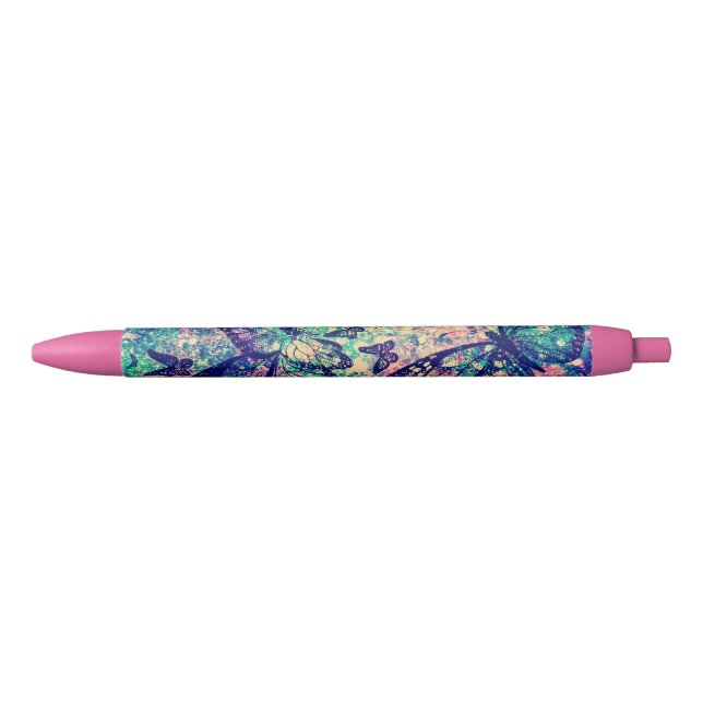 Butterfly Black Ink Pen (Front)