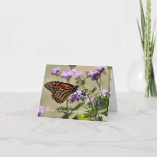 Butterfly Blessing Card