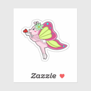 Butterfly Blossom Heart