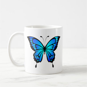 Butterfly Blue Insect Illustration-20284 T-Shirt C Coffee Mug