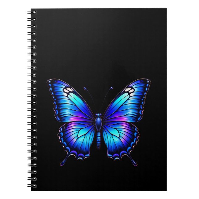 Butterfly blue notebook (Front)