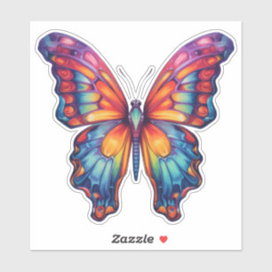 Butterfly Blue Orange Wings