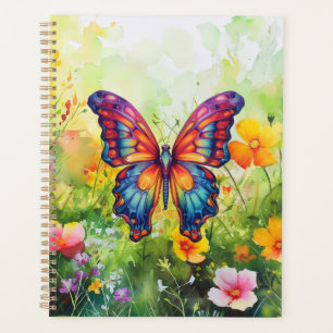 Butterfly Blue Orange Wings Planner