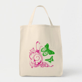 Butterfly Blue Organic Tote Bag