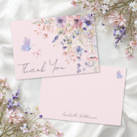Butterfly Blush Pink Wildflower