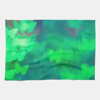 Butterfly bokeh kitchen towel