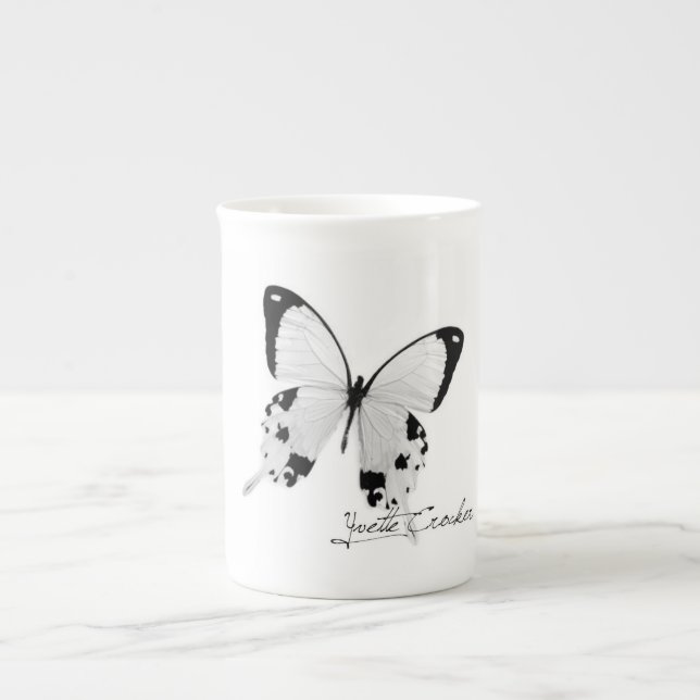 Butterfly Bone China Mug (Front)