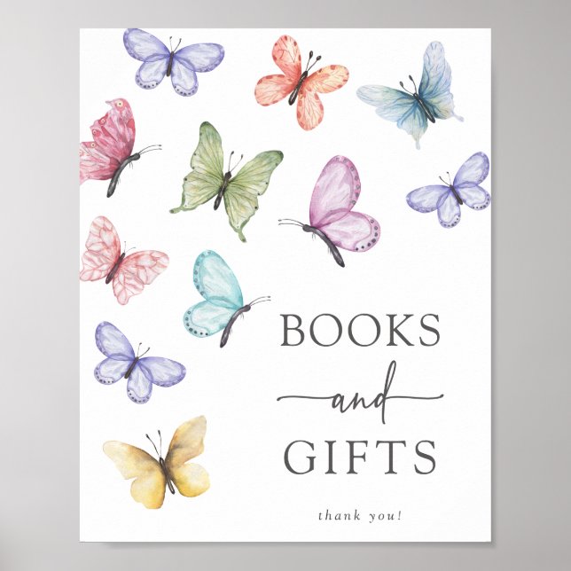 Butterfly Books and Gifts Poster (Front)