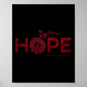 Butterfly Brain Aneurysm Awareness Gifts  Poster