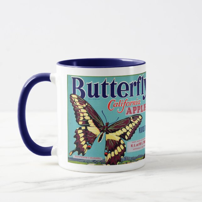 Butterfly Brand Mug (Left)