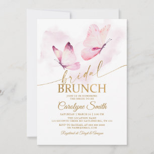 Butterfly Bridal Brunch Bridal Shower Invitation