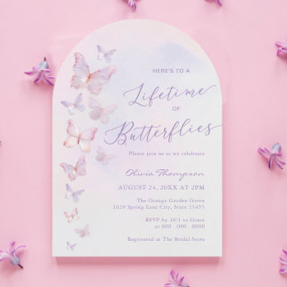 Butterfly Bridal Shower Invitation