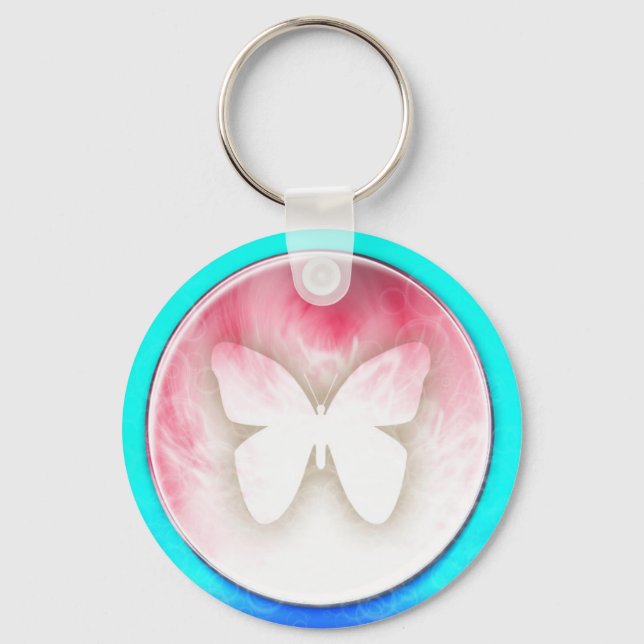 Butterfly Bubbles Keychain (Front)