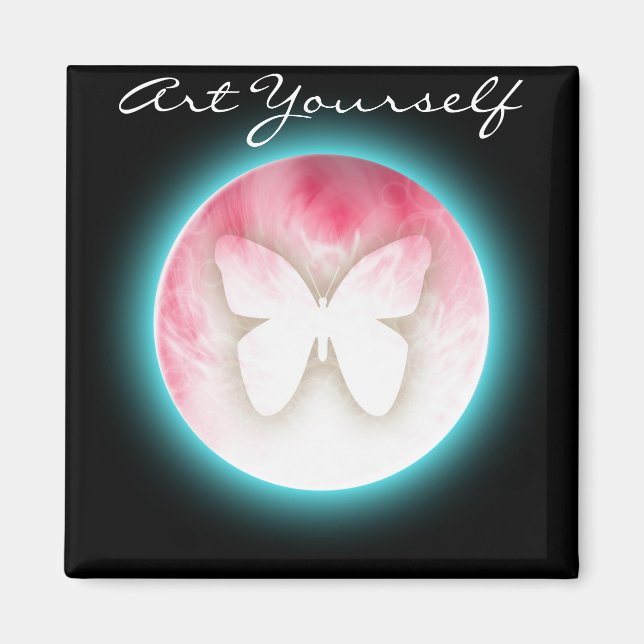 Butterfly Bubbles Magnet (Front)