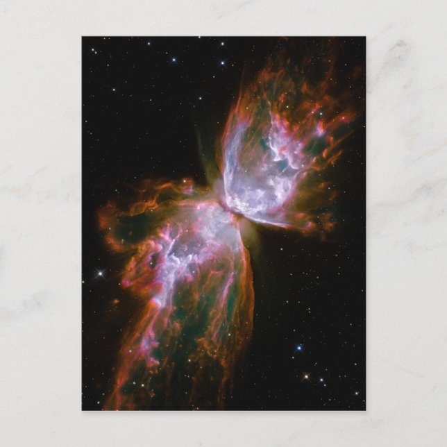 Butterfly / Bug Nebula Hubble Space Postcard (Front)