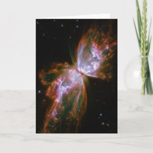 Butterfly / Bug Nebula (Hubble Telescope) Card