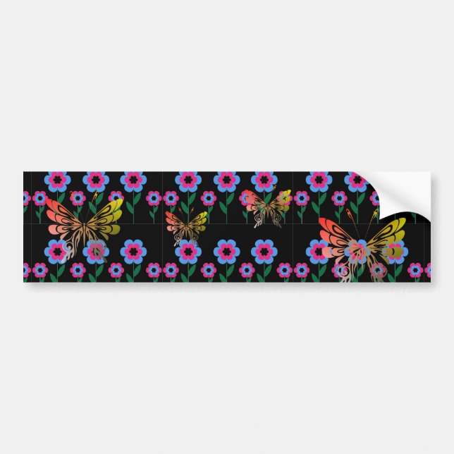 Butterfly Bumper Sticker (Front)