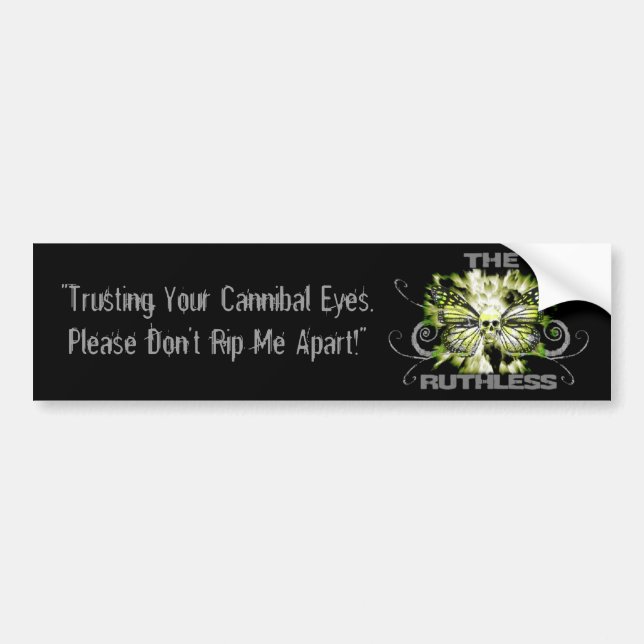 "Butterfly" Bumper Sticker (Front)