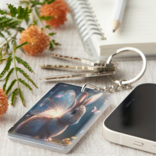 Butterfly Bunny Keychain