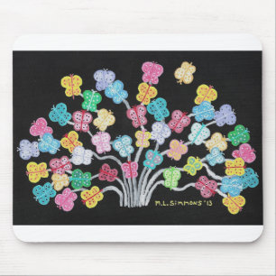 Butterfly Bush Mouse Pad