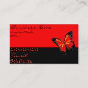 Butterfly business card