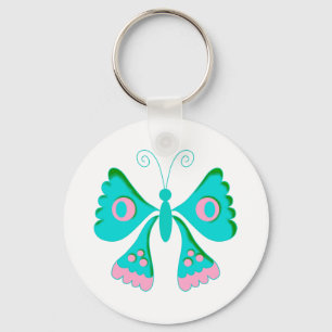 Butterfly Butterflies  Kids Stuff Keychain