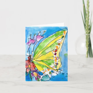Butterfly by Jeffrey Shutt, Age 6 Card