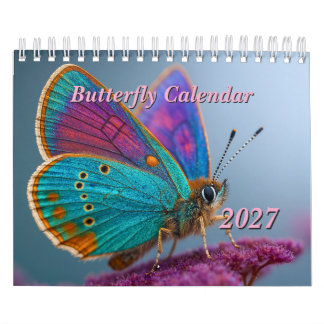 Butterfly Calendar 2027