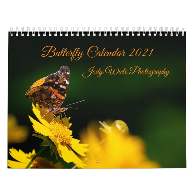 Butterfly Calendar by Jody Wiele Photography (Cover)