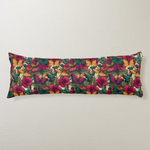 Butterfly Camo Bouquet Condo Decor Luxury Outdoor Body Pillow