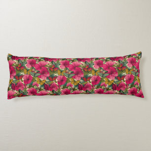 Butterfly Camo Garden House Decor Tropical Memory Body Pillow