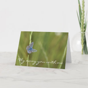 butterfly card