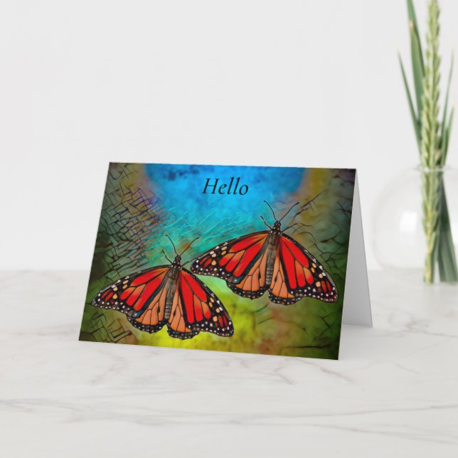Butterfly Card for Senior in Nursing Home (Front)