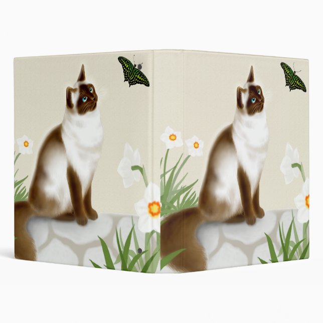 Butterfly Cat Binder (Background)