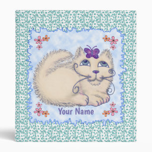 Butterfly Cat binder