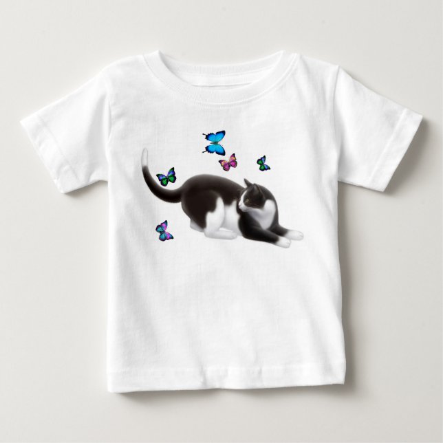 Butterfly Cat Infant T-Shirt (Front)