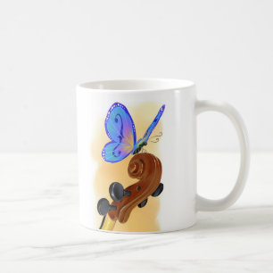 Butterfly Cello Mug
