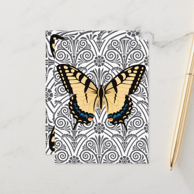 Butterfly Centre of Attention Postcard (Front/Back In Situ)
