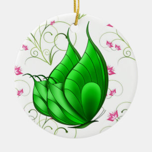 Butterfly Ceramic Ornament