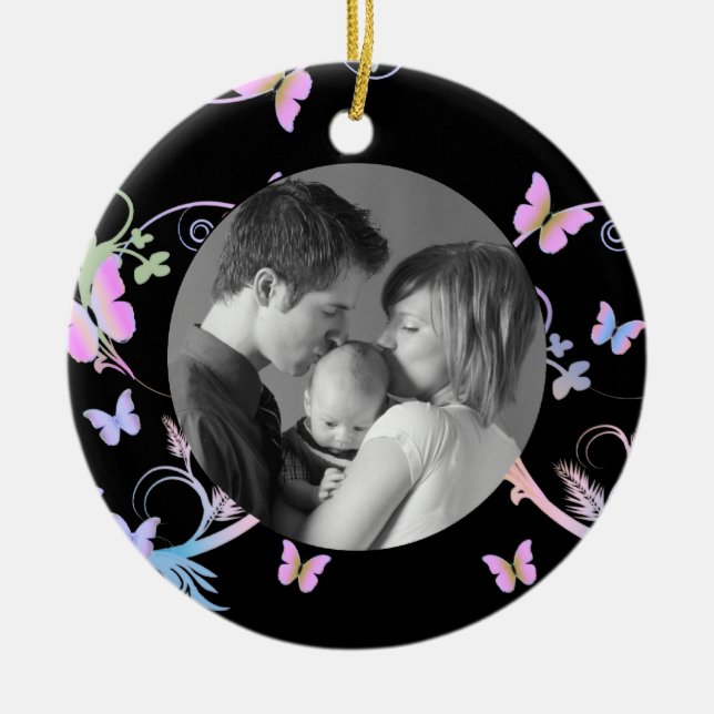 Butterfly Ceramic Ornament (Front)